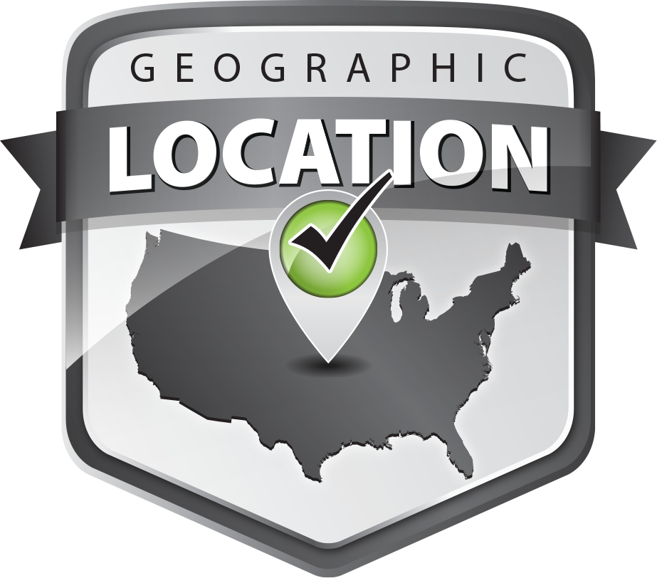 Geographic location with map 